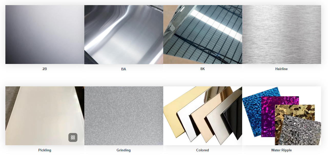 Common Surface Finishes for Stainless Steel
