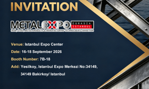 Zhongtang Steel Group to Exhibit at MetalExpo Eurasia 2026 in Istanbul — Visit Us at Booth 7B-18